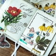 thumbnail image 3 of Zhuge (60 PCS), Tropical Plants Style Note Stickers Easy Self-Adhesive Flowers Roses Garden Wildflowers Butterflies for Scrapbook, Notebook, Journal, Card Making, Letters … (#7), 3 of 5