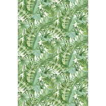 REMIX Walls by Katie Hunt Tropical Palm Leaf Green Wall Mural