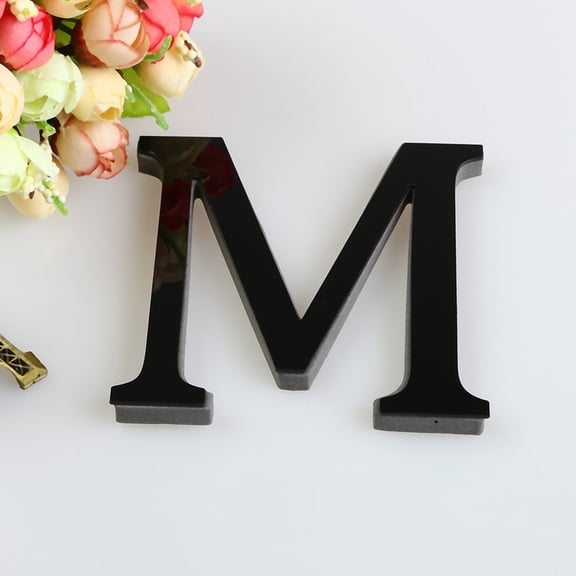 Qepwscx Fall Decorations For Home Room Decor For Teen Girls 26 Letters Diy 3D Mirror Acrylic Wall Sticker Decals Home Decor Wall Art Mural Living Room Wall Decor