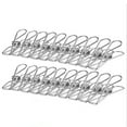 thumbnail image 7 of Clearance Under $5 20 Pack Stainless Steel Clothes Pins Utility Clips Hooks Clothespin Clothesline Clip For Home Laundry Office Outdoor Indoor Drying Cord, 7 of 7