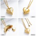 thumbnail image 3 of Cremation Jewelry Angel Wing Heart Urn Necklaces for Ashes Memorial Keepsake Pendant for Women Men, 3 of 6