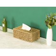 thumbnail image 2 of Vintiquewise Soporte Para Cubierta De Caja De Pañuelos Rectangular De Mimbre Tejido Natural De Pasto Marino, 2 of 5