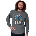 thumbnail image 5 of Popeye The Sailor Fam Adorable Family Long Sleeve TShirt Men Women Brisco Brands M, 5 of 6