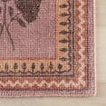 thumbnail image 4 of Rugs USA x Padma Lakshmi Floris Hand-Tufted Floral Wool-Blend Rug, 6' x 9', Floris Pink, 4 of 7