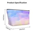 thumbnail image 5 of ZNDUO Travel Makeup Bag for Women Dream Watercolor Patterns Toiletry Bag, Multifunctional Storage Bag Cosmetic Bag Make Up Organizer, 5 of 7