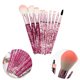 thumbnail image 4 of Set de brochas de maquillaje para base de maquillaje, set de 10 piezas, brocha portátil para sombra de ojos, 4 of 7