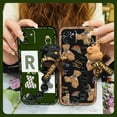 thumbnail image 5 of LYM-Phone Case For Samsung Galaxy A03 Global/SM-A035F, Back Cover protective case soft case cute Simplicity Black pearl pendant Waterproof Cartoon Anti-knock Bear bracelet Dirt-resistant, 5 of 9