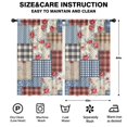 thumbnail image 2 of Pioneer Flower Floral Print Pattern Insulated Teens Curtains Set Of 2, Bedroom Essentials, Toddler Room Decor 52"x84", 2 of 5