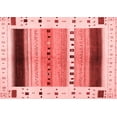 thumbnail image 1 of Ahgly Company Indoor Rectangle Solid Red Modern Area Rugs, 6' x 9', 1 of 4