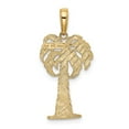 thumbnail image 4 of FJC Finejewelers 10 kt Yellow Gold Palm Tree Charm 27 x 13 mm, 4 of 6