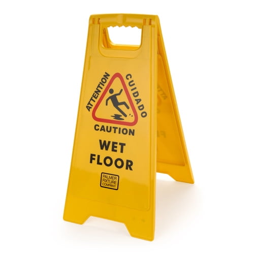 Palmer Fixture Caution Wet Floor Sign (Set of 10) by Palmer Fixture