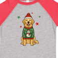 thumbnail image 4 of Inktastic Golden Retriever Christmas Boys or Girls Toddler T-Shirt, 4 of 5
