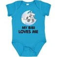thumbnail image 3 of Inktastic Raccoon My Bibi Loves Me Boys or Girls Baby Bodysuit, 3 of 5