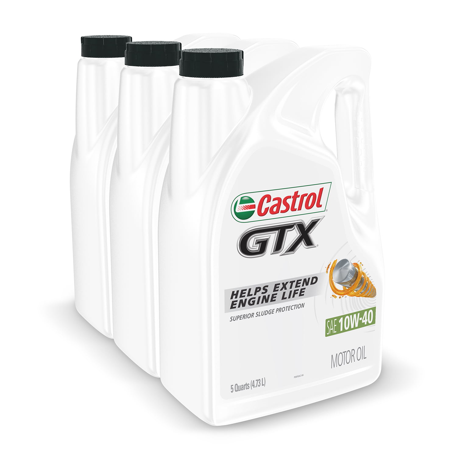 Castrol GTX 10W-40 SAE Motor Oil, 1 qt - Gerbes Super Markets