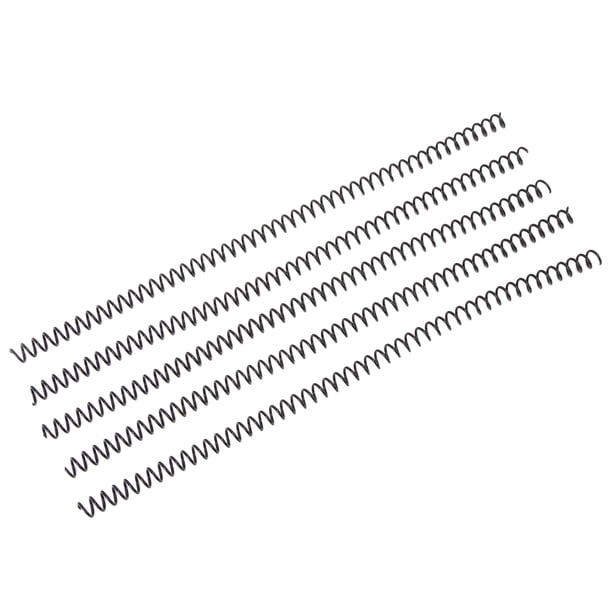 100 Bobinas De Encuadernación De Plástico De 8 Mm Con 48 Bucles Para Papel A4, Paso 4:1, De Encuadernación Con Capacidad De 40 Hojas