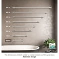 thumbnail image 4 of Gatco 851 Latitude II 12" ADA Compliant Stainless Steel Grab Bar, Satin Nickel, 4 of 4