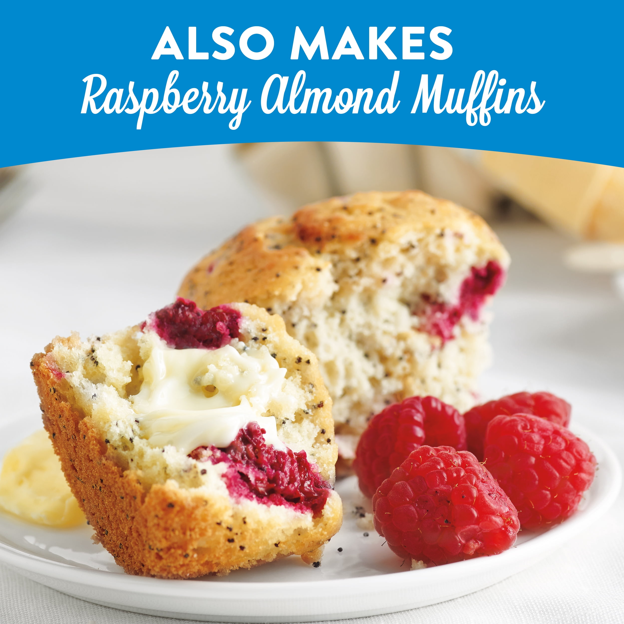 Krusteaz Almond Poppy Seed Muffin Mix 17 OZ Box Home Garden
