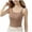 Coffee, variant on Timegard Camisole Tops for Women Adjustable Strap Scoop Neck Stretch Skinny Underwear Casual Basic Tank Tops