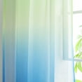thumbnail image 6 of Two Curtains Gradient Rainbow Color Screen Bedroom Wide Strip Curtain Fabric 2Pcs, 6 of 9