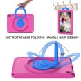 thumbnail image 2 of SaniMore for Amazon Fire HD 8 & 8 Plus (12th/10th Generation, 2022/2020) Case, Kid-friendly Shockproof EVA Backplane Two-layer Protective Case 360° Rotating Kickstand Holder Anti-fall Csae, Rose, 2 of 9