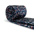 thumbnail image 5 of Floral Necktie for Men Blue White Red for Party Prom Wedding Medium 57.5", 5 of 7