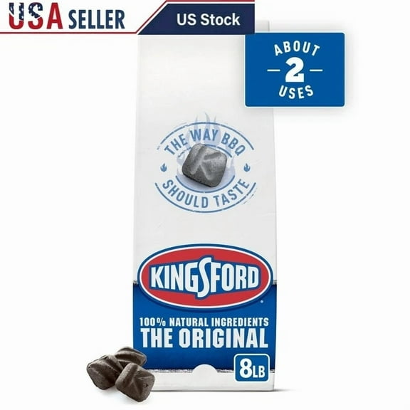 Original Charcoal Briquettes 8 Lbs Fast Lighting Bbq Grill Fuel Smoky Flavor New