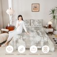 thumbnail image 3 of Homewish Vintage Ombre Gray Twin Comforter Sets,Retro Abstract Art Bedding Set,Light Gray Reversible,2-Piece,1 Comforter and 1 Pillowcase, 3 of 7