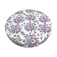 thumbnail image 2 of Lsque Violets Flowers Round Bar chair cushion covers Velvet Fabric Premium Comfort Protects from Scratches and Stains for 14-17 Inch Chair- 14 inch, 2 of 7