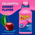 thumbnail image 6 of Pepto Bismol Liquid Ultra, Indigestion and Anti-Diarrhea Stomach Relief, Cherry, 12 Fl oz, 6 of 11