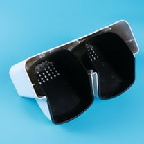 FUTUREORYY Indoor Wall Planter White PP Resin For Homeowners 1Set 10.4X5.5X6.1In