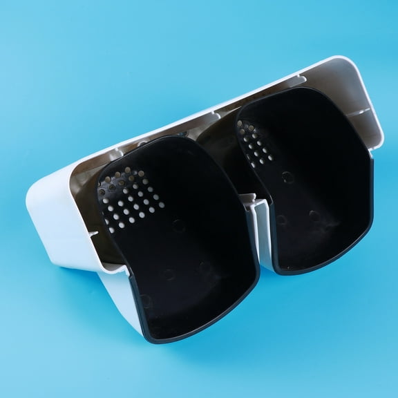 FUTUREORYY Indoor Wall Planter White PP Resin For Homeowners 1Set 10.4X5.5X6.1In