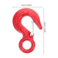 thumbnail image 2 of WHAMVOX 5Pcs Heavy Duty Red Swivel Hooks Lifting Hooks for Car Rigging and Practical Use, 2 of 6
