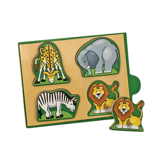 Melissa & Doug Animals Wooden Mini-Puzzle Set With Storage and Travel Case Melissa & Doug Animals Wooden Mini-Puzzle Set With Storage and Travel Case
