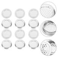 thumbnail image 3 of Raindrops 12Pcs Circular Stainless Steel Ventilation Grille for Cabinet and Furniture 6.4X6.4X0.4In, 3 of 7