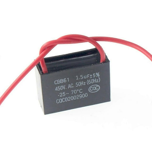 Cbb61 Start Capacitor 450v 1/1.2/1.5/2/3/3.5/4/5/8/10/12/15/16/20uf Capacitor Fan Ceiling Exhaust Motor Run Capacitor