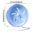 thumbnail image 2 of Novelty Funny Toy - Silent Hamster Wheel Large Animal Exercise Wheel with Stand for Small | Easy Installation and Blue Design for Interactive Play, 2 of 4