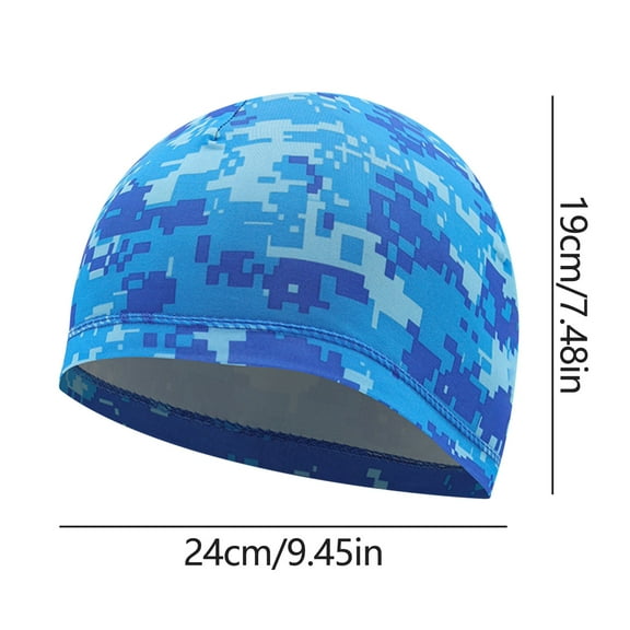 Guozer Breathable Sweat Absorbent Beanie 1PCS Outdoor Sports Hat Motorcycle Lined Cap Windproof Shade Cap Biking Headwear