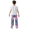 thumbnail image 5 of FORMRS Kids Pajama Pants with Pockets Size 9-10Y Boys Lounge Sleep Bottoms, Watercolor Pink Marble Pattern, 5 of 8
