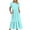 Sky Blue, variant on Summer Savings Clearance!Viikei Womens Summer Dresses with Sleeves,Women's Summer Casual Short Sleeve Crewneck Dress Casual Flowy Tiered Maxi Beach Dress with Pockets