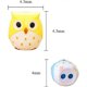 thumbnail image 2 of Mini Cute Owl Pencil Sharpener 12pcs Healwe 4 Colors Two-hole Pencil, 2 of 5