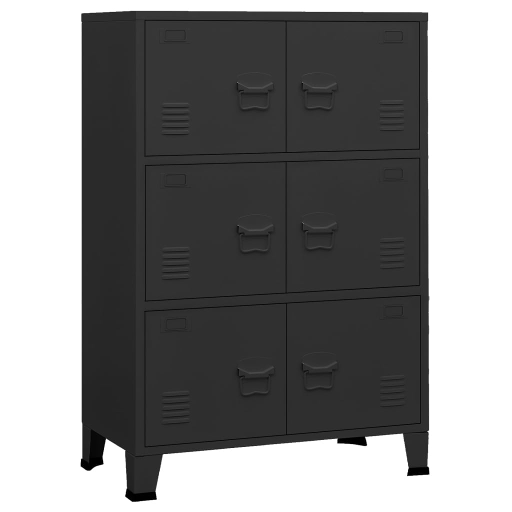 vidaXL Industrial Storage Chest Steel Sideboard Furniture Multi Colors/Sizes -