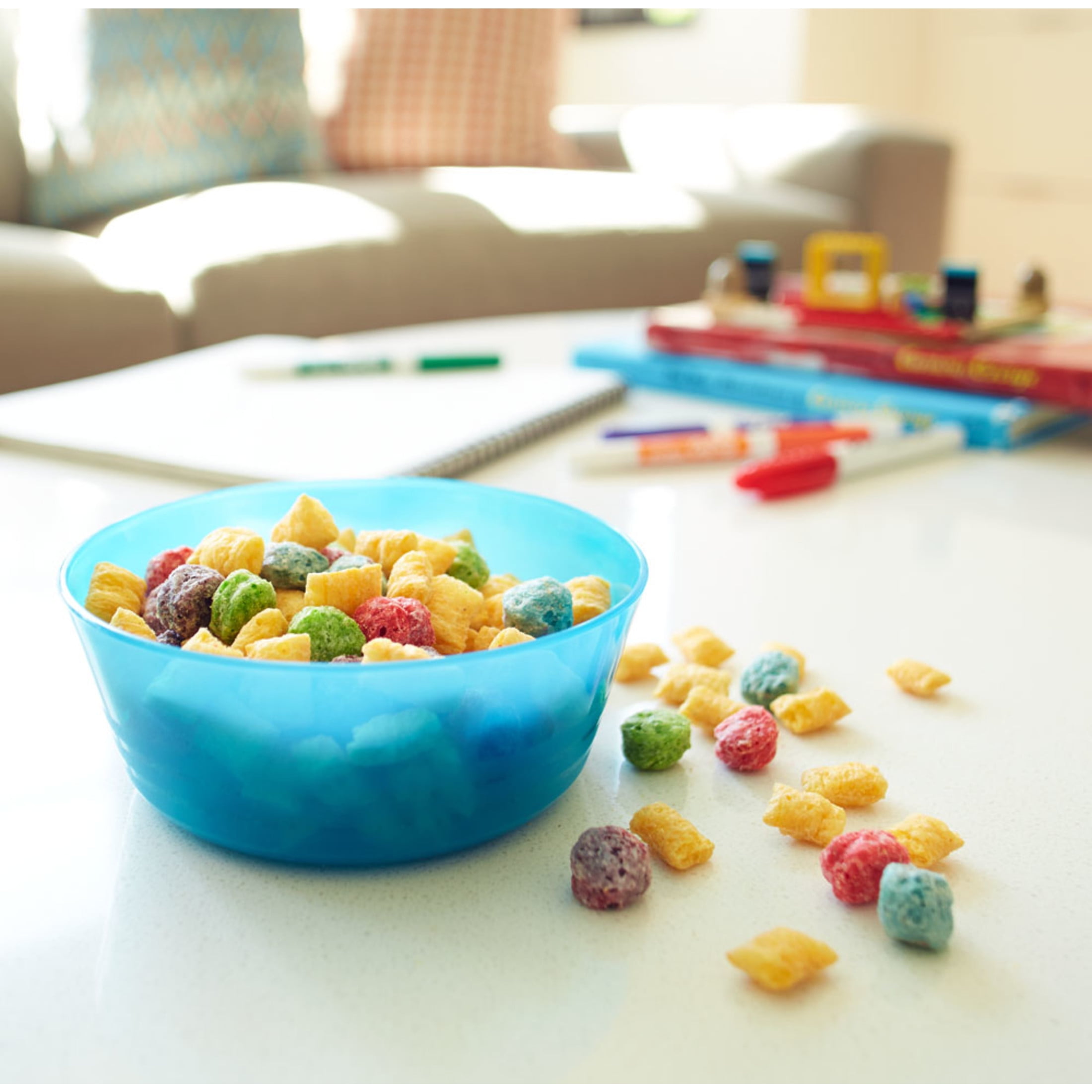 (6 pack) Malt-O-Meal Berry Colossal Crunch Breakfast Cereal, Corn & Oat Cereal, 38.5 oz Bag