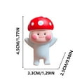 thumbnail image 3 of Gmogad Cute Red Mushroom Refrigerator Stickers Magnetic Decor for Kitchen Home Office Playful Gift Strong Hold Adhesive Notes Photos Memo Holder, 3 of 9