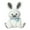 Blue, variant on Borders Unlimited 90033 Sweet Dreams Furry Friends Cloud Bunny with Teal Ribbon for 3 Plus Years Old Children