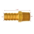 thumbnail image 3 of Boat Hose Adapter Fitting 7417002 | Brass 1/2 Inch Barbed, 3 of 3