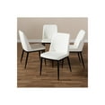 thumbnail image 4 of Baxton Studio Darcell - Chaise - Simili Cuir - white (pack de 4), 4 of 5