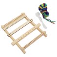 thumbnail image 4 of Telar manual para alisar superficies, máquina de tejer telar de funcionamiento sencillo y seguro para tejer tapices, bufandas para niños, 4 of 12