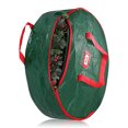 thumbnail image 3 of Bolsa de guirnaldas navideñas navideñas Guirnaldas artificiales dobles Mango de contenedor de almacenamiento a prueba de agua Decorativo Temporadas Juguetes Hogar Verde Scienceny HA009390-02, 3 of 6