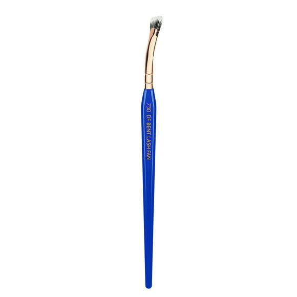 Bdellium Tools Professional Makeup Brush golden Triangle - Duet Fibre Bent Lash Fan 730