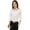 White, variant on Women's Loose Long Sleeves Office Buttons Blouse Shirt T-Shirt Top
